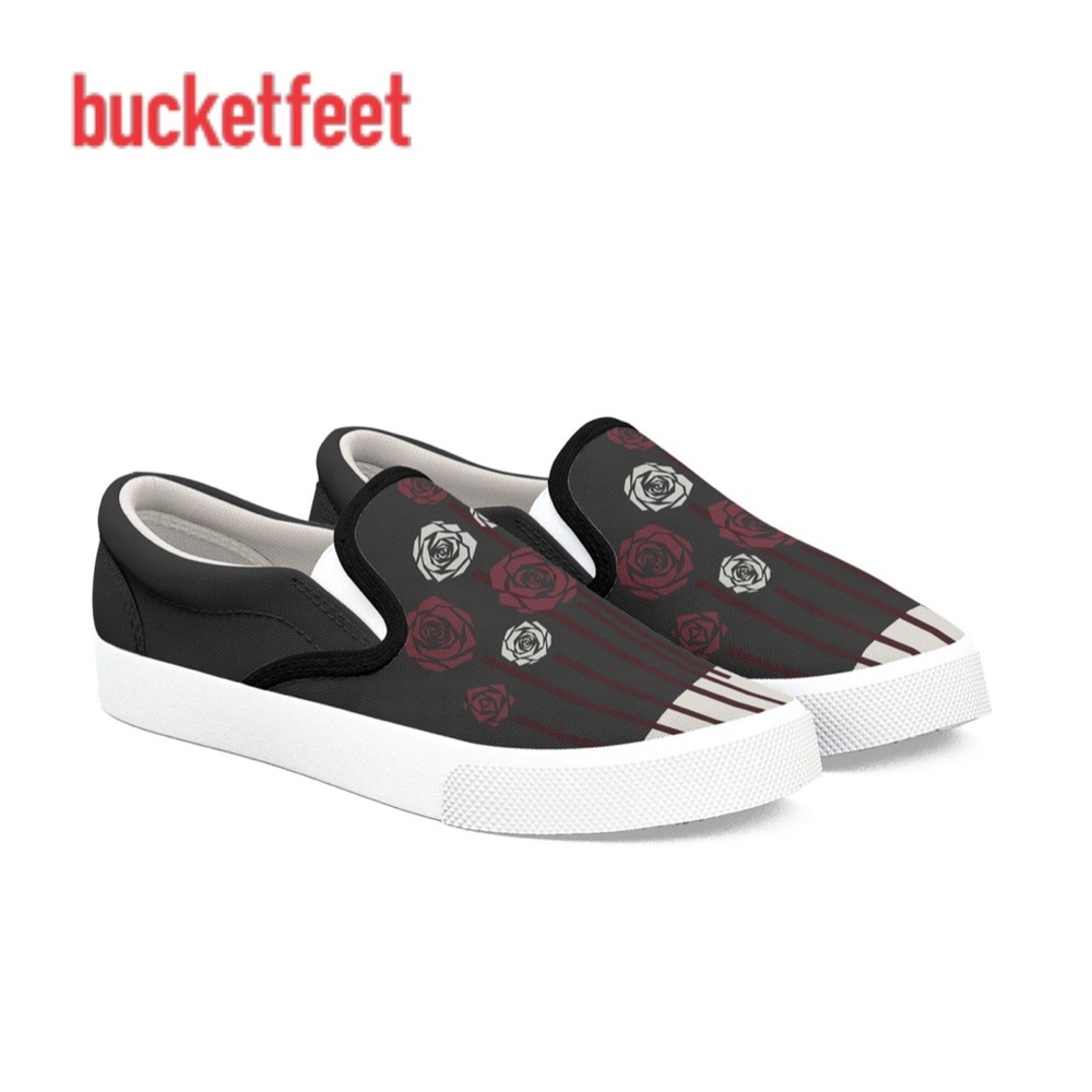🌟NEW🌟 Bucktfeet Slip On Sneakers in December Roses